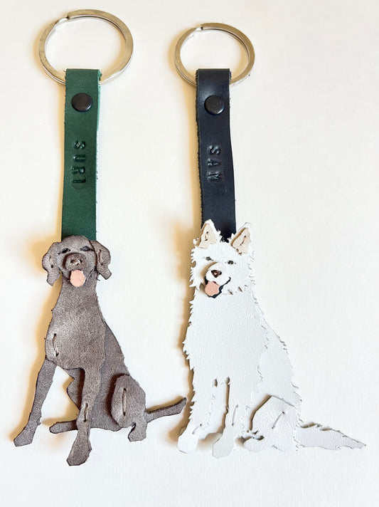 Llavero de Weimaraner