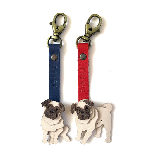 Llavero de pug n°1